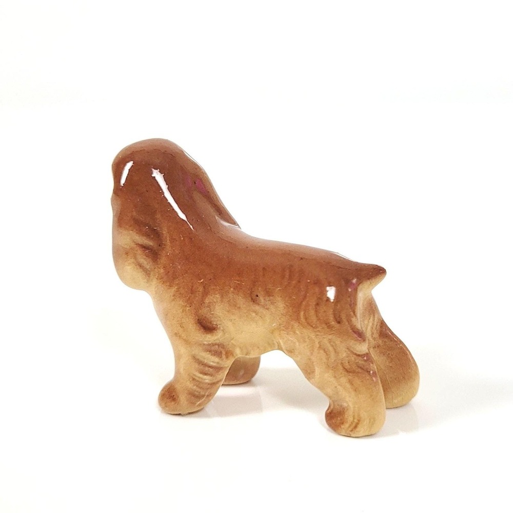 Vintage Hagen-Renaker Miniature Cocker Spaniel Dog Figurine, fawn- standing- 60s - Picture 13 of 16